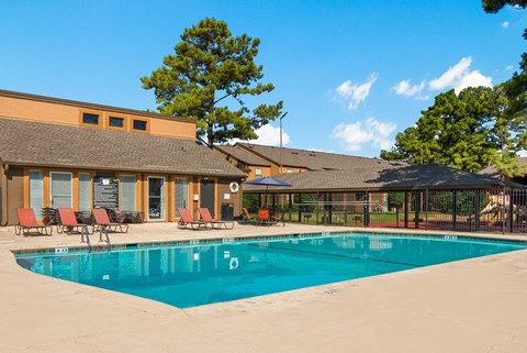 Swimming Pool at Stone Canyon Apartments in Shreveport, LA